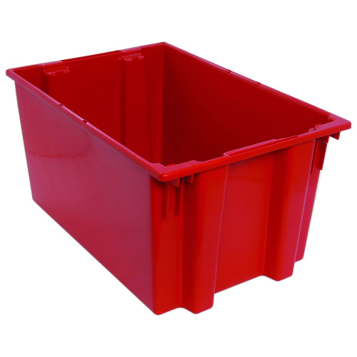 Stack and Nest Tote - Red for small parts storage