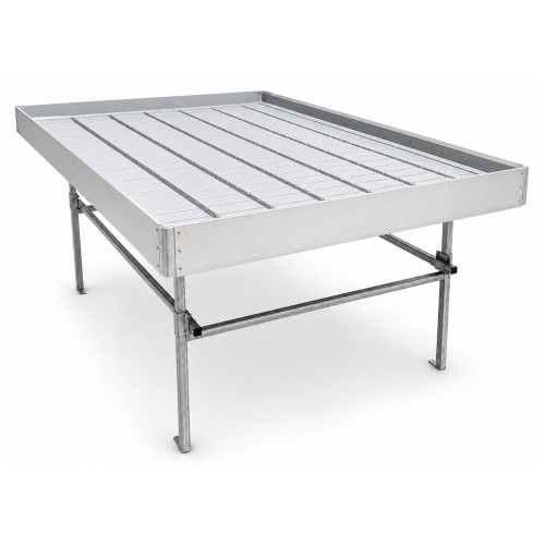 Max Roll Ebb & Flow Greenhouse Bench for Indoor Farming - 6'W x 8'L