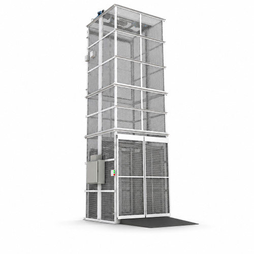 PM Series Vertical Reciprocating Conveyor, 2,500 lb Capacity, 60 x 60 Platform