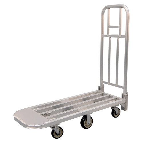 Heavy Duty Aluminum Folding L Cart with Handle - 1,200 lb Capacity for storage