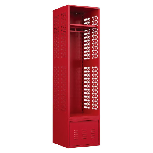Turnout Locker with Key-Locking Drawer Base - Steel for storage