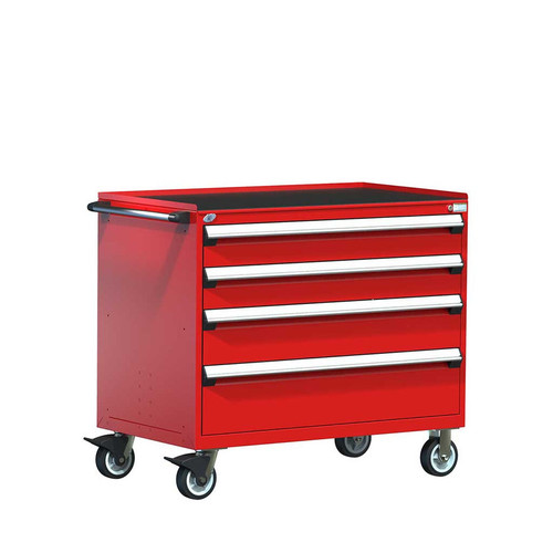 4-Drawer Heavy-Duty Mobile Drawer Cabinet 48'' W x 27D - R5BHG-3403