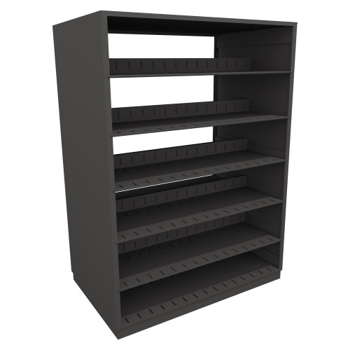 4-Post Double Entry Starter Shelving Unit - 6 Openings storage rack