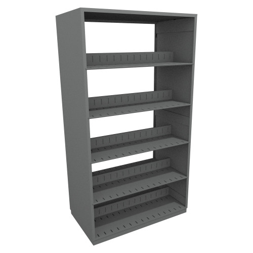 4-Post Single Entry Starter Shelving Unit - 5 Openings for storage