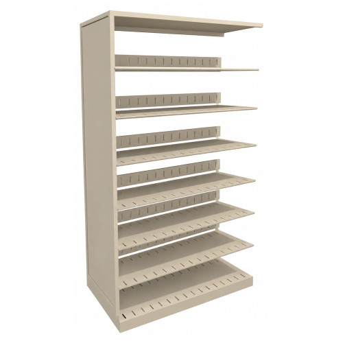 4-Post Single Entry Adder Shelving Unit - 6 Openings for storage