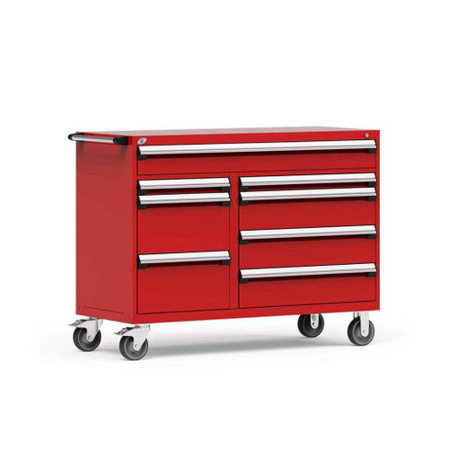 Multi-Drawer Mobile Cabinet  - 8 Drawers - 60'' Wide - SMS-R5GKG-3828