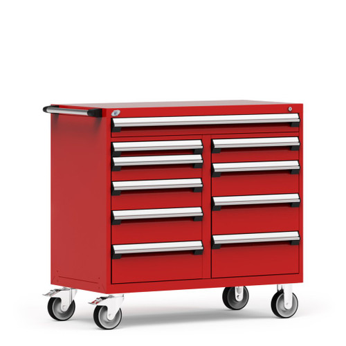 Multi-Drawer Mobile Cabinet  - 10 Drawers - 48'' W x 24''D - R5GHE-3814
