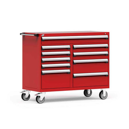 Multi-Drawer Mobile Cabinet  - 10 Drawers - 54'' W x 27''D - R5GJG-3802