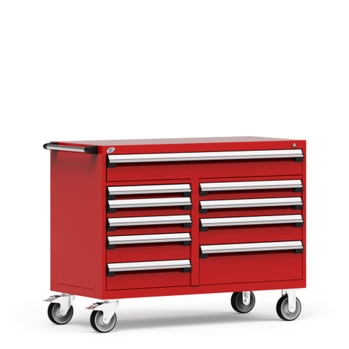 Multi-Drawer Mobile Cabinet  - 10 Drawers - 54'' W x 24''D - R5GJE-3408