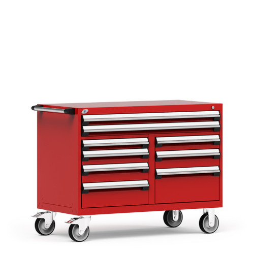 Multi-Drawer Mobile Cabinet  - 9 Drawers - 48'' W x 24''D - R5GHE-3009
