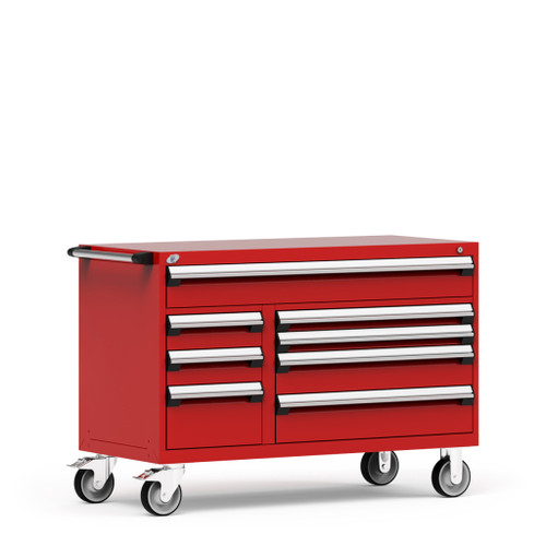 Multi-Drawer Mobile Cabinet  - 8 Drawers - 54'' W x 24''D - R5GJE-3001