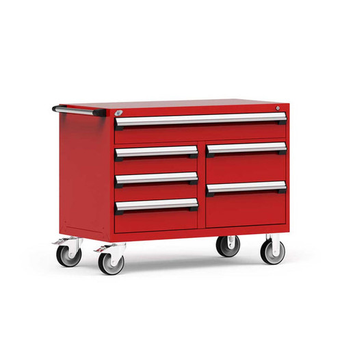 Multi-Drawer Mobile Cabinet  - 6 Drawers - 48'' Wide - SMS-R5GHG-3020