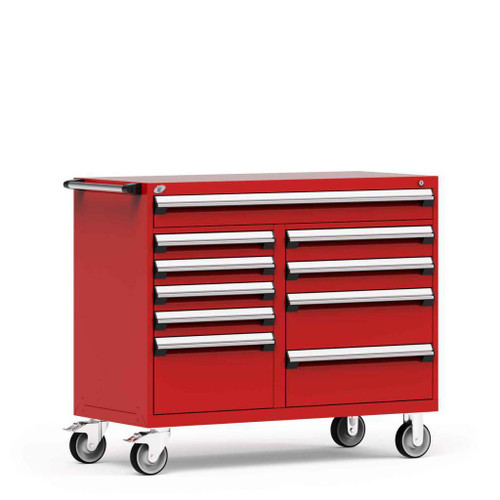 Multi-Drawer Mobile Cabinet  - 10 Drawers - 54'' W x 24''D - R5GJE-3801