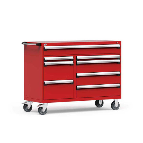 Multi-Drawer Mobile Cabinet  - 9 Drawers - 54'' Wide - SMS-R5GJG-3405