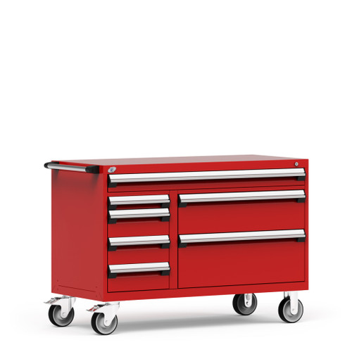 Multi-Drawer Mobile Cabinet  - 7 Drawers - 54'' W x 24''D - R5GJE-3005