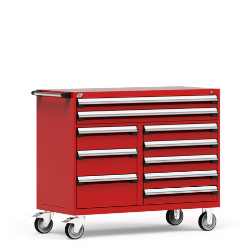 Multi-Drawer Mobile Cabinet  - 10 Drawers - 54'' W x 24''D - R5GJE-3803