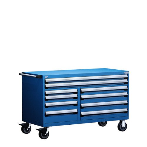 Multi-Drawer Mobile Cabinet  - 10 Drawers - 60'' W x 27''D - R5GKG-3008
