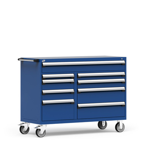 Multi-Drawer Mobile Cabinet  - 9 Drawers - 60'' W x 27''D - R5GKG-3824