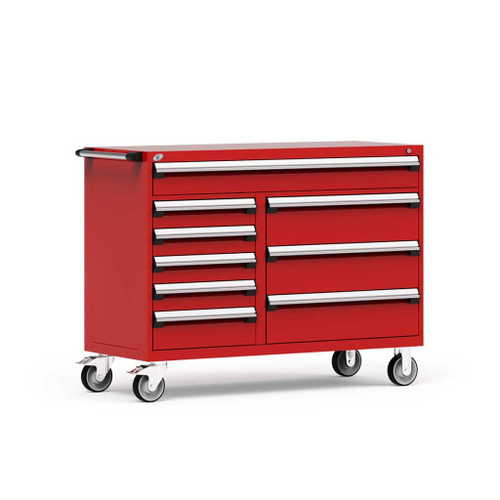 Multi-Drawer Mobile Cabinet  - 9 Drawers - 60'' Wide - SMS-R5GKG-3825