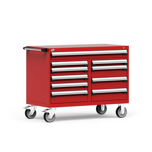 Multi-Drawer Mobile Cabinet  - 10 Drawers - 48'' Wide - SMS-R5GHG-3006
