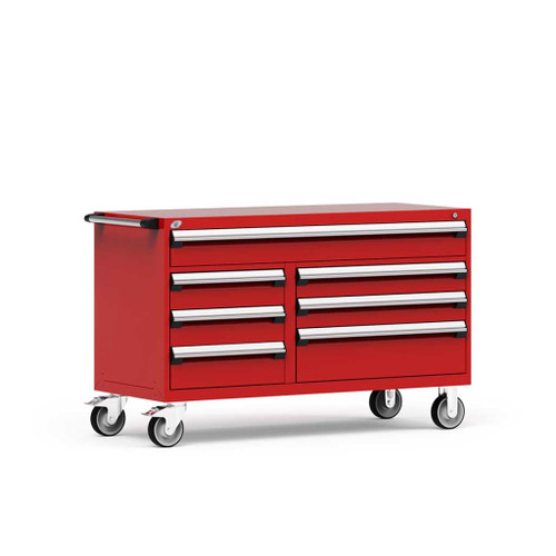 Multi-Drawer Mobile Cabinet  - 7 Drawers - 60'' Wide - SMS-R5GKG-3015
