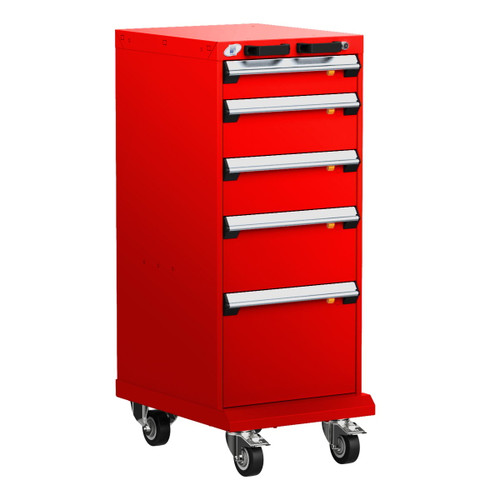 5-Drawer  Compact Mobile Cabinet 18'' W - SMS-L3BBD-4008L3B