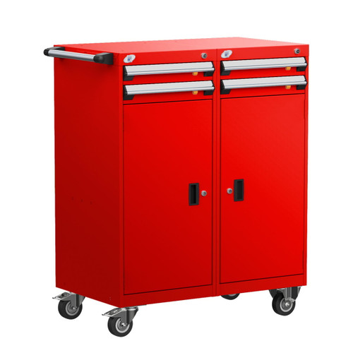 4-Drawer Double-Bank Compact Mobile Cabinet 36'' W - SMS-L3BEG-4034L3B 4-Drawer Double-Bank Compact Mobile Cabinet 36'' W - SMS-L3BEG-4034L3B