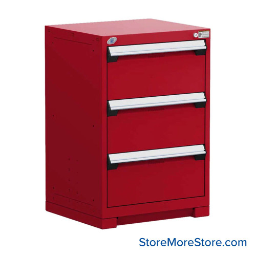 3-Drawer Heavy Duty Modular Drawer Cabinet 24'' W x 27''D - R5ACG-3405