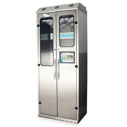 Stainless Steel Scope Drying and Tracking Cabinet, 14 Scope Capacity
