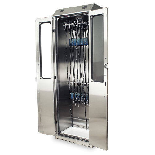 Stainless Steel Scope Drying Cabinet with Lumen Drying, 10 Capacity