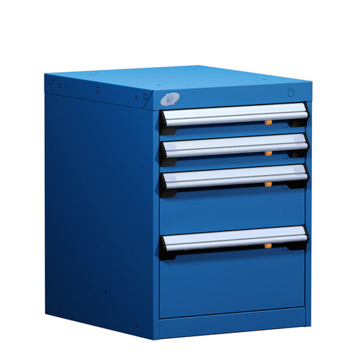 4-Drawer Compact Modular Drawer Cabinet 18'' W x 21''D - L3ABD-2405B