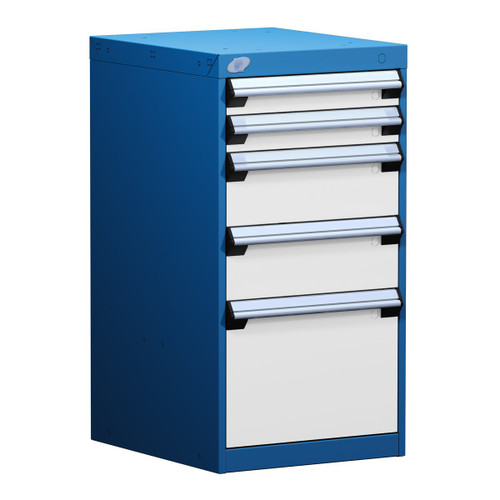 5-Drawer Compact Modular Drawer Cabinet 18'' W x 21''D - L3ABD-3415