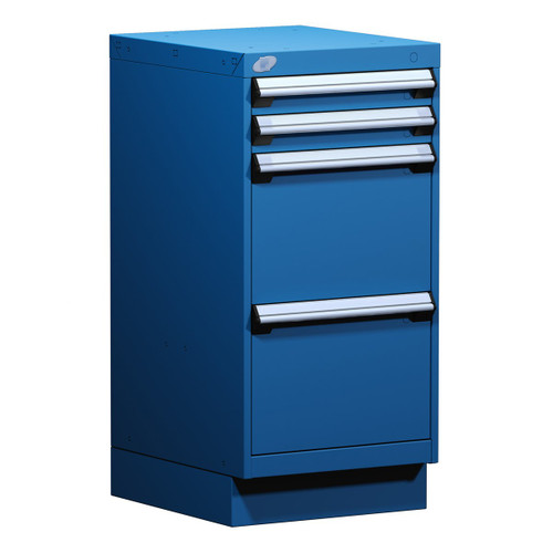 4-Drawer Compact Modular Drawer Cabinet 18'' W x 21''D - L3ABD-3407C