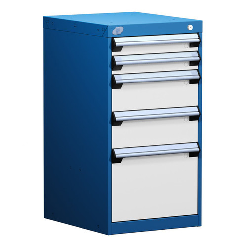 5-Drawer Compact Modular Drawer Cabinet 18'' W x 21''D - L3ABD-3415L3