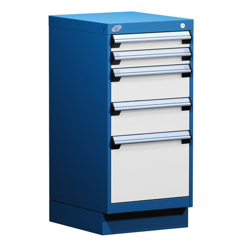 5-Drawer Compact Modular Drawer Cabinet 18'' W x 21''D - L3ABD-3415L3C