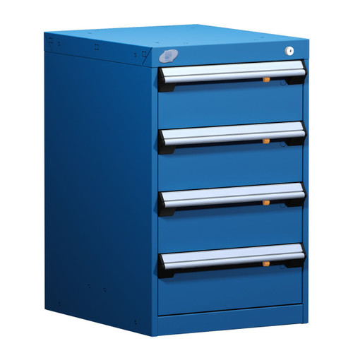 4-Drawer Compact Modular Drawer Cabinet 18'' W x 21''D - L3ABD-2802L3B 4-Drawer Compact Modular Drawer Cabinet 18'' W x 21''D - L3ABD-2802L3B