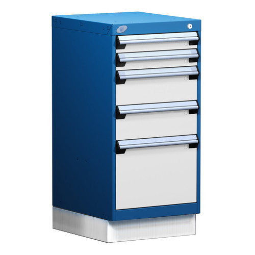 5-Drawer Compact Modular Drawer Cabinet 18'' W x 21''D - L3ABD-3416L3D