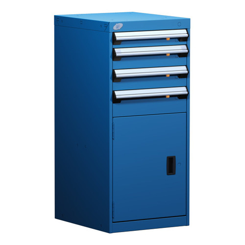 4-Drawer Compact Modular Drawer Cabinet 18'' W x 21''D - L3ABD-4015B