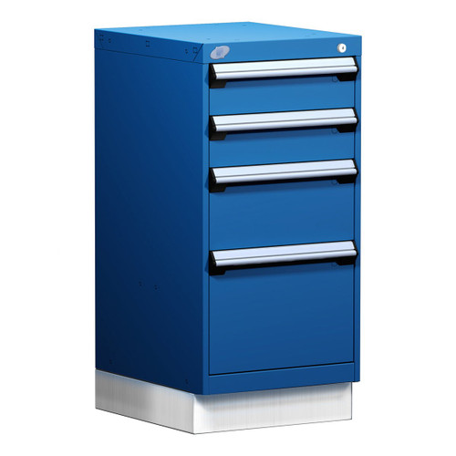 4-Drawer Compact Modular Drawer Cabinet 18'' W x 21''D - L3ABD-3422L3D