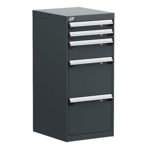 5-Drawer Compact Modular Drawer Cabinet 18'' W x 21''D - L3ABD-4048B