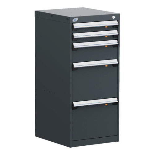 5-Drawer Compact Modular Drawer Cabinet 18'' W x 21''D - L3ABD-4048L3B