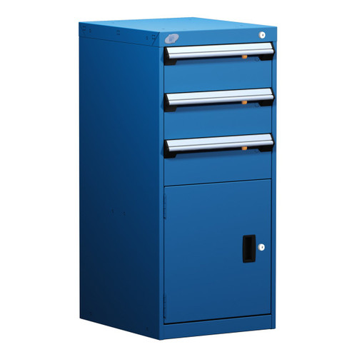 3-Drawer Compact Modular Drawer Cabinet 18'' W x 21''D - L3ABD-4018L3B