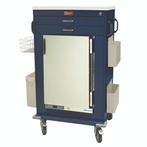 Malignant Hyperthermia Cart With Refrigerator and Key Lock