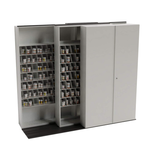 Sliding Pharmacy Shelves