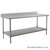 Stainless Steel Top Table 36''W x 72''D x 35.13''H - T3672EB-BS
