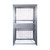 Wire Mesh Storage Locker, 48" W x 18" D x 84" H, 4