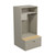 Secure Gear Locker with Built-In Bench, 36'' W x 36'' D x 72'' H, None