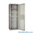 Security Locker, 22" W x 24" D x 72" H, Ventilated Door, 2 Adjustable Shelfs, Padlock Hasp