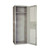 Security Locker, 22" W x 24" D x 72" H, Solid Door, 1 Adjustable Shelf, Key Lock
