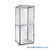 Condo Storage Locker, 36" W x 48" D x 90" H, Front, Back, Side, & Top Panels, 2 Storage Levels, No Bottom Shelf
